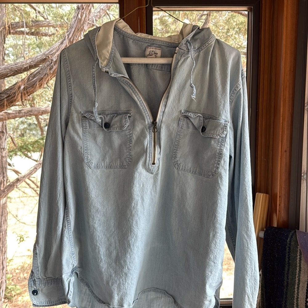 Jcrew hoodie jacket